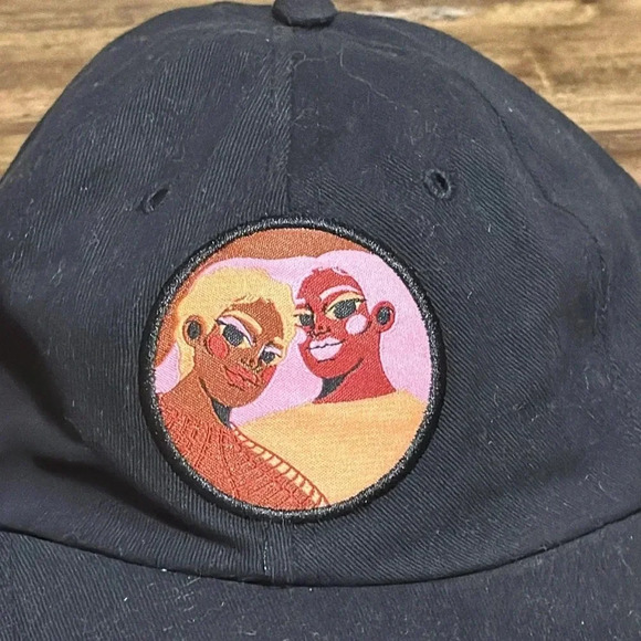 Sephora x Hillman Grad Productions Hat Womens Strapback Black Baseball Dad Cap - Picture 2 of 5